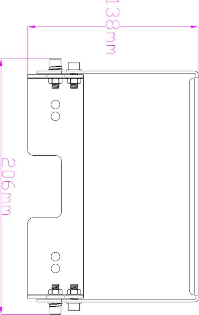 U-Bracket for HB 100/150 High Bay LED - Alternative View