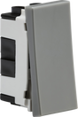 20AX 1G 2-Way Modular Switch - Grey - 25x50mm