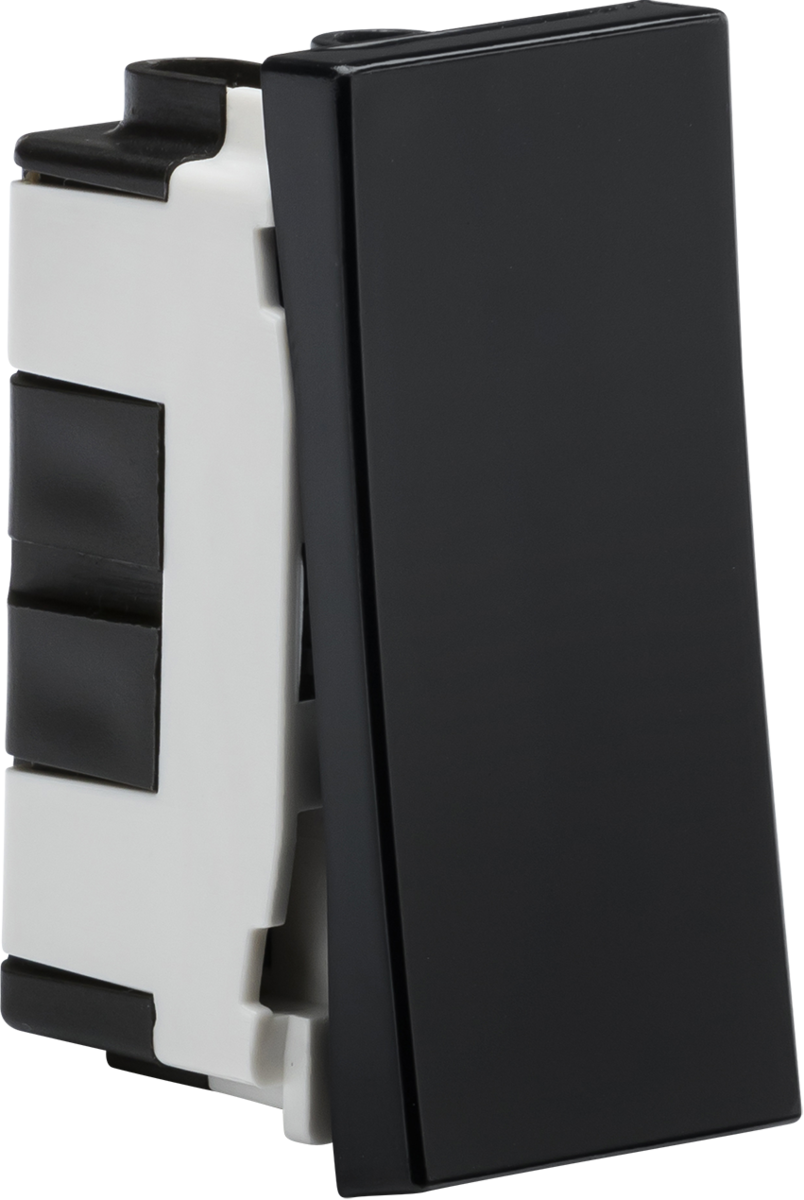 20AX 1G Intermediate Modular Switch - Black