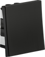 20AX 1G Intermediate Modular Wide Rocker Switch - Black