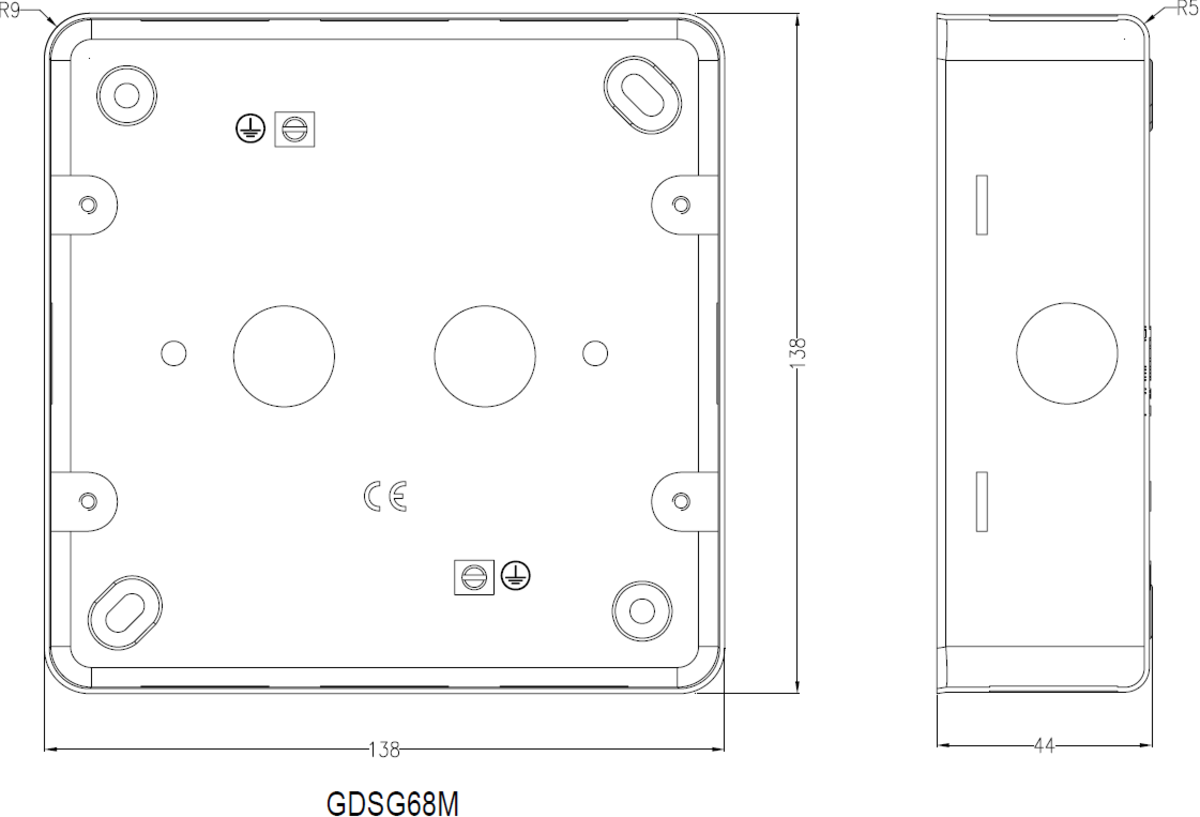 Metalclad 6-8G Surface Mount Box Image