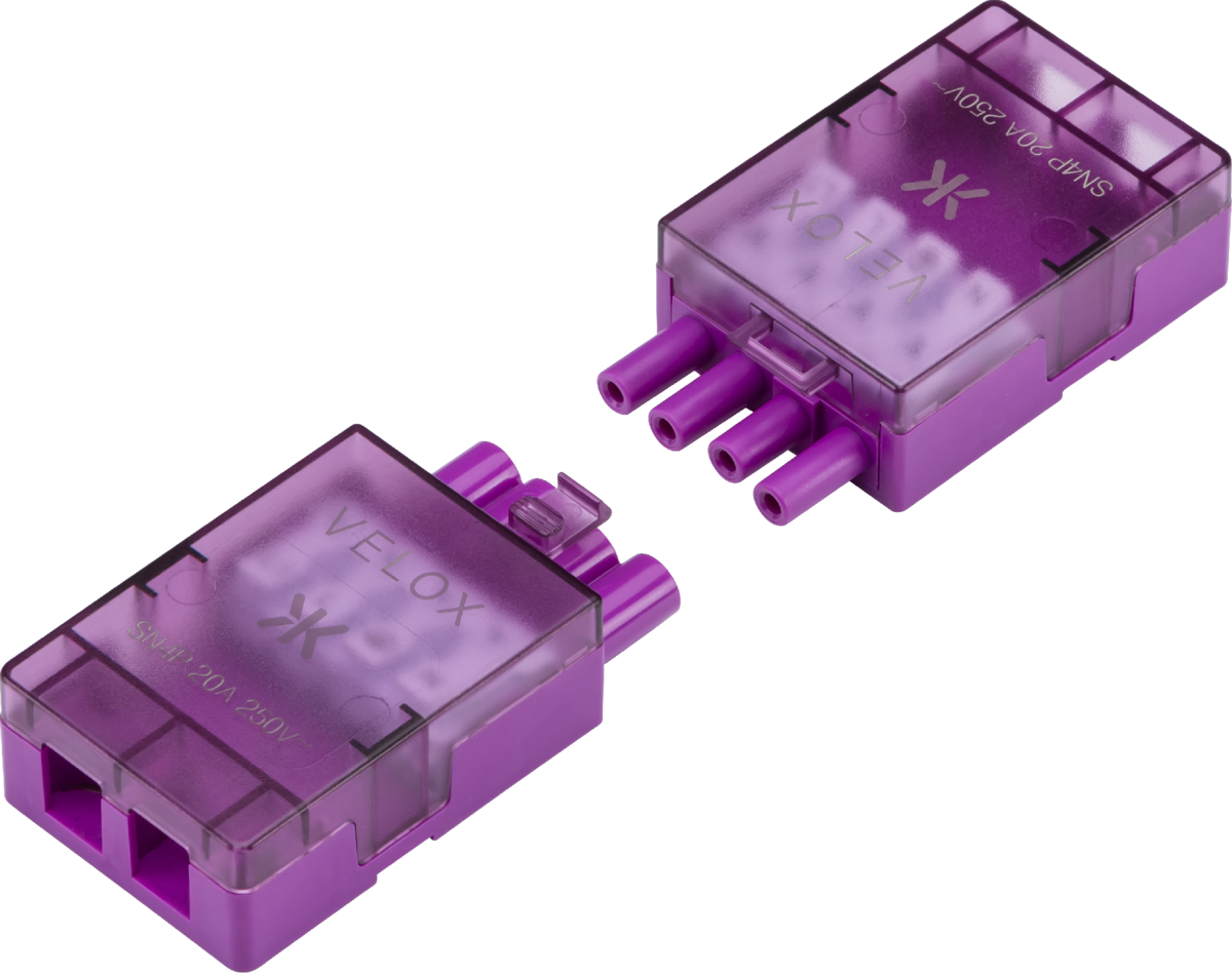 VELOX 20A 4-Pin Lighting Connector