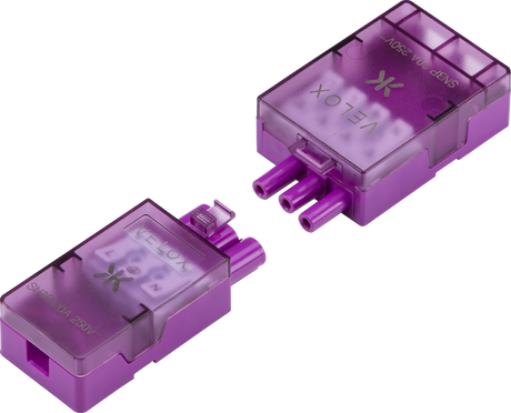 VELOX 20A 3-pin Lighting Connector - Professional Grade Use
