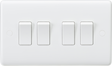 Knightsbridge Curved Edge 10AX 4G 2-Way Switch