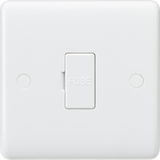 Knightsbridge 13A Fused Spur Unit with 3A Fuse Fitted - White