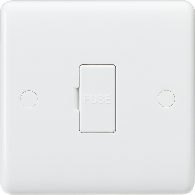 Knightsbridge 13A Fused Spur Unit with 3A Fuse Fitted - White