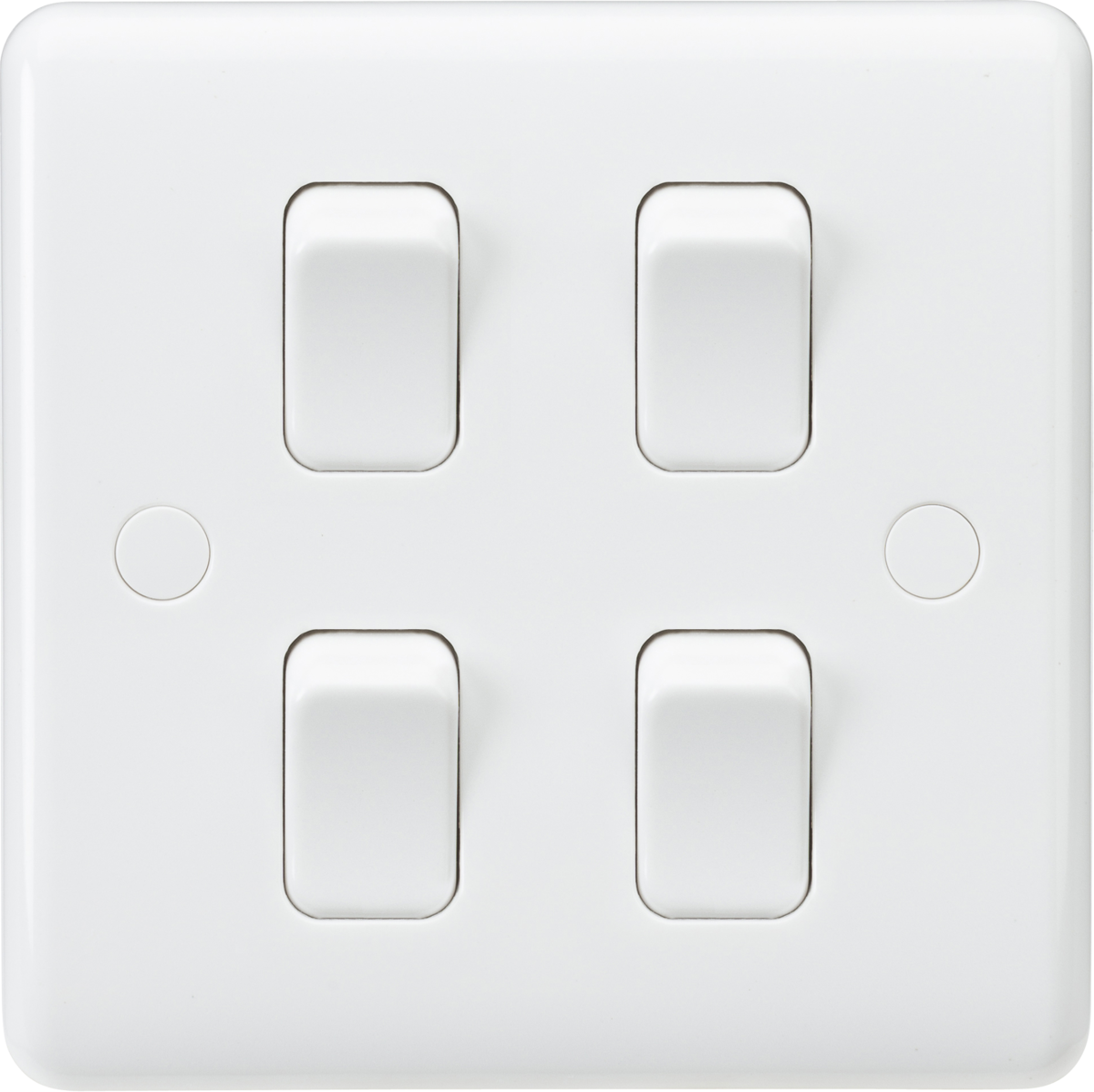 Knightsbridge 10AX 4G 2-way Switch - Anti-Microbial, On Single Plate