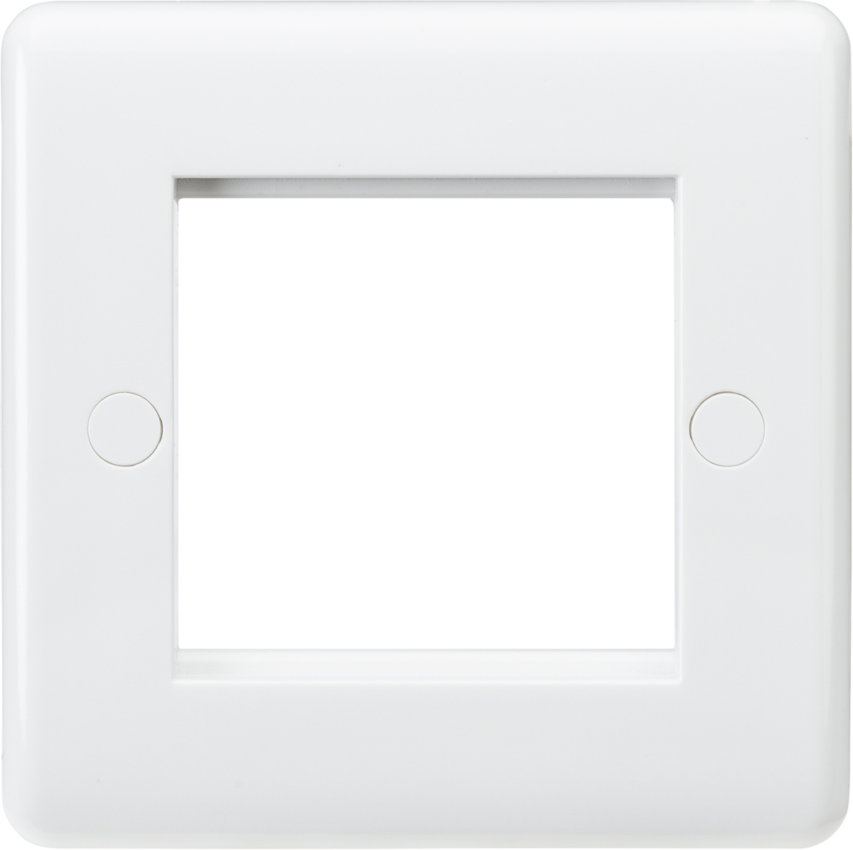 Knightsbridge 2G Modular Faceplate - White