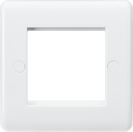 Knightsbridge 2G Modular Faceplate - White