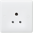 Knightsbridge 5A Unswitched Socket - White