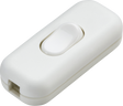 Knightsbridge 6A DP Inline Cord Switch - White