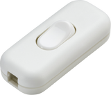 Knightsbridge 6A DP Inline Cord Switch - White
