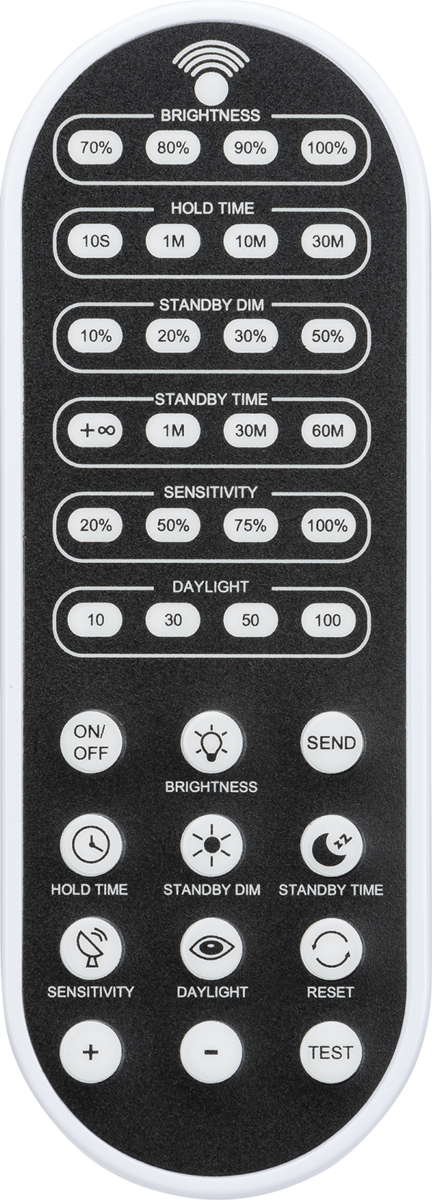 POTHBRC Programming Remote Control for POTHBMS - Black