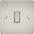 20A 1G DP Switch Pearl - Flat Plate Design