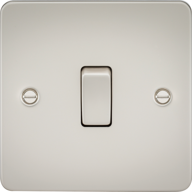 20A 1G DP Switch Pearl - Flat Plate Design