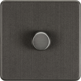 1G 2-way 10-200W Intelligent Dimmer - Smoked Bronze