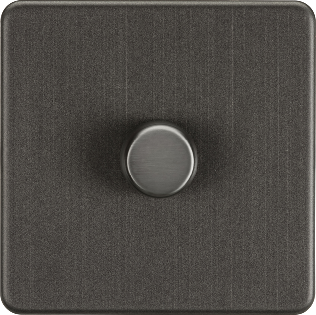 1G 2-way 10-200W Intelligent Dimmer - Smoked Bronze