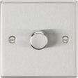 1G 2-way 10-200W Intelligent Dimmer - Brushed Chrome