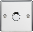 Knightsbridge 1G 2-Way Intelligent Dimmer Switch in Polished Chrome