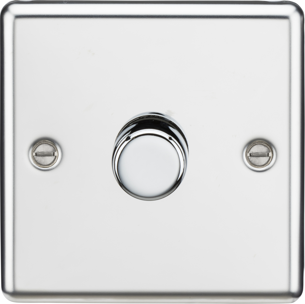 Knightsbridge 1G 2-Way Intelligent Dimmer Switch in Polished Chrome