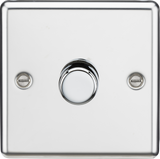 Knightsbridge 1G 2-Way Intelligent Dimmer Switch in Polished Chrome