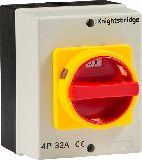 IP65 32A Rotary Isolator 4P AC (230V-415V) by ML Accessories