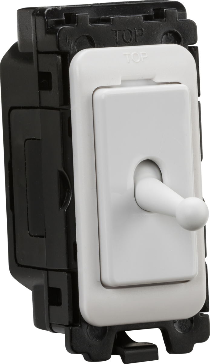 20AX 2-way SP Toggle Switch Module - White