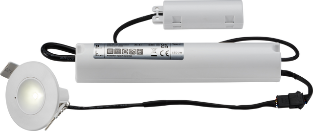 230V IP20 3.5W LED Emergency Downlight - EMPOWER4W