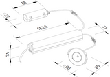 Additional view of 230V IP20 3.5W LED Emergency Downlight - EMPOWER4W
