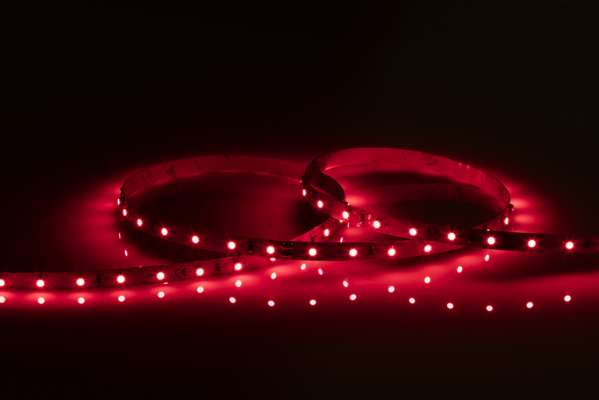 Knightsbridge 24V IP20 LED Flex Red 1 Metre - High Quality LED Flex for Subtle Lighting