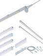 230V 13W LED Linkable Striplight - Warm White, 838mm