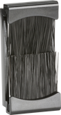 Brush Module 25 x 50mm - Black - Ideal for cable management