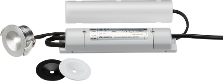 230V IP20 3W LED Emergency Downlight - Self-Test