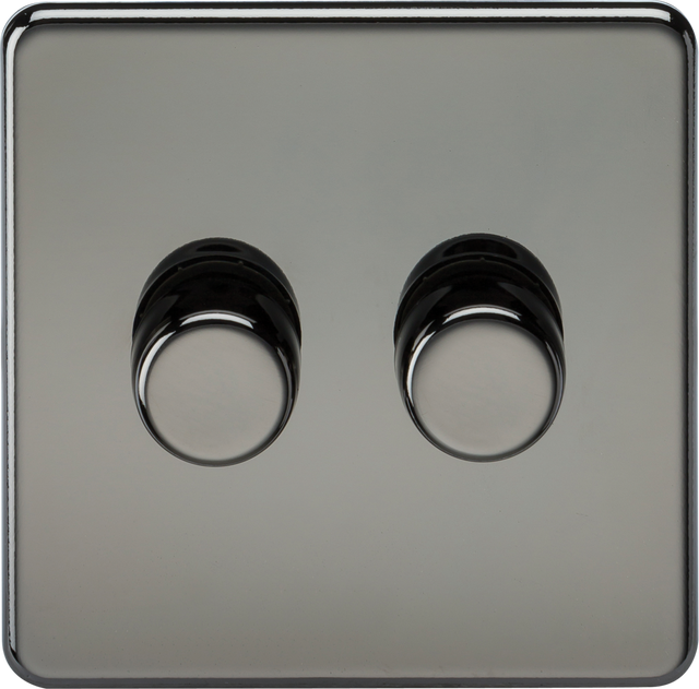 2G 2-way Intelligent Dimmer - Black Nickel