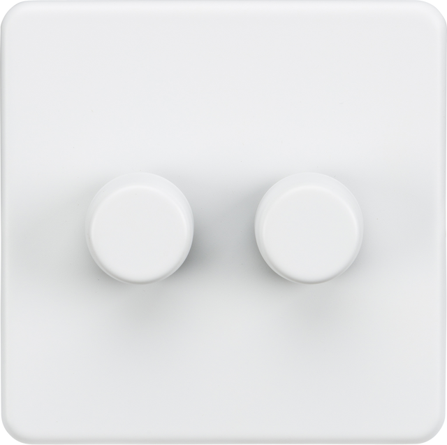 2G 2-way 10-200W Intelligent Dimmer - Matt White