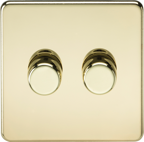 Polished Brass 2G 2-Way Intelligent Dimmer SF2192PB