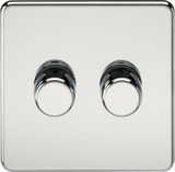 2G 2-Way Intelligent Dimmer - Polished Chrome