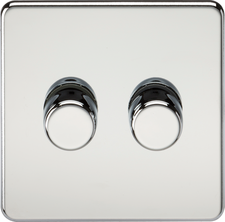 2G 2-Way Intelligent Dimmer - Polished Chrome