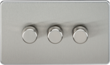 3G 2-way Intelligent Dimmer in Brushed Chrome - SF2193BC