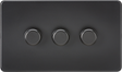 3G 2-Way Intelligent Dimmer - Matt Black by ML Accessories