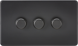 3G 2-Way Intelligent Dimmer - Matt Black by ML Accessories