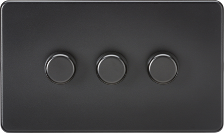 3G 2-Way Intelligent Dimmer - Matt Black by ML Accessories