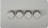 4G 2-way Intelligent Dimmer - Brushed Chrome