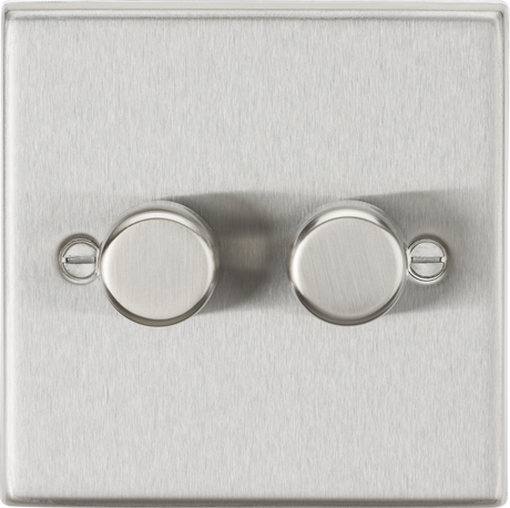 Brushed Chrome 2G 2-way 10-200W Intelligent Dimmer - CS2192BC