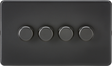 4G 2-way Intelligent Dimmer - Matt Black SF2194MBB