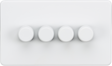4G 2-Way Intelligent Dimmer 10-200W LED - Matt White