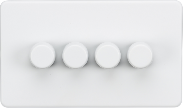 4G 2-Way Intelligent Dimmer 10-200W LED - Matt White