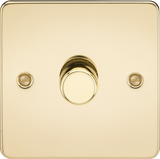 1 Gang 2-way Intelligent Dimmer - Polished Brass