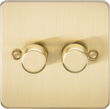 2G 2-way Intelligent Dimmer - Brushed Brass