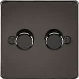 Gunmetal 2G 2-Way Intelligent Dimmer by ML Accessories